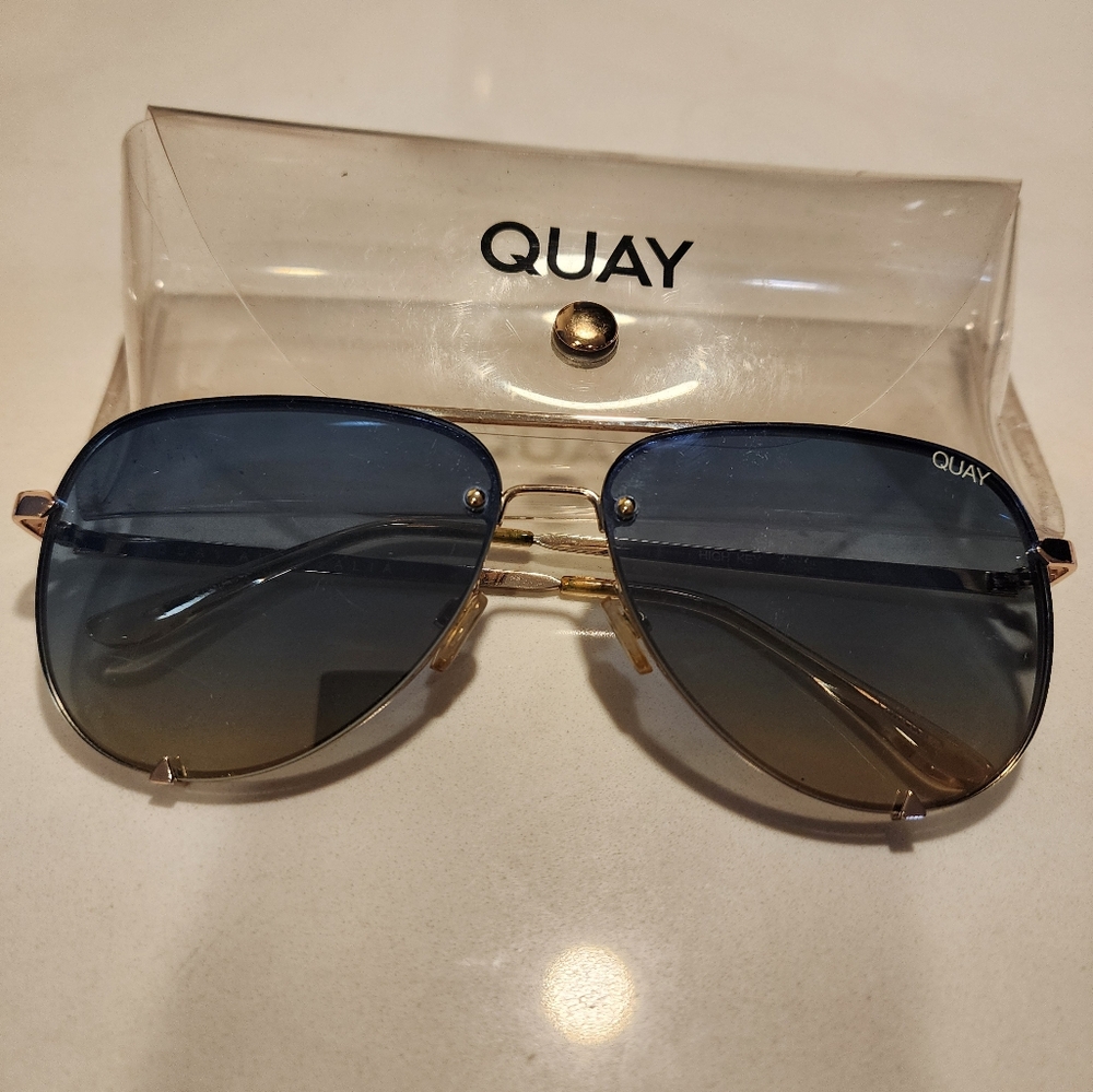 Quay rimless glasses